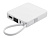 Внешний аккумулятор со встроенным кабелем USB-C Дэнси, 5000 мАч, белый - миниатюра - рис 2.