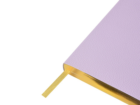 Ежедневник недатированный А5 Zefir с нашивкой, сиреневый - рис 4.