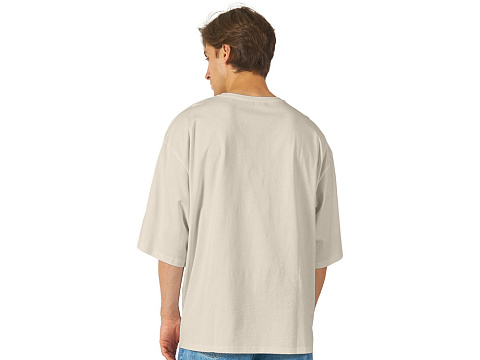 Футболка Berlin к/р оверсайз, 100% хлопок, 180гр, бежевый - рис 5.
