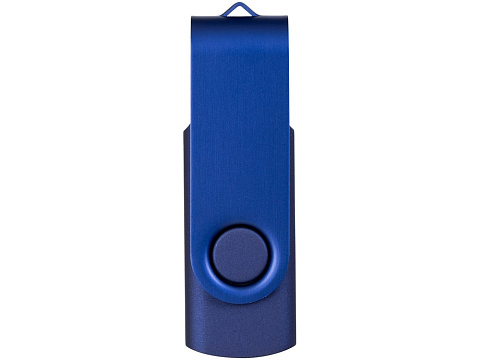 Флеш-карта Rotate Metallic USB 2.0 на 4 Gb, темно-синий - рис 2.
