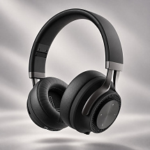 Беспроводные накладные наушники Stereo Style ANC , BT 5.0, ANC, 500мАч, черный, Deppa