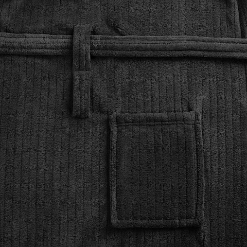 Халат флисовый Magic Mantle, темно-серый - рис 5.