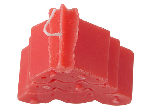 Свеча Елочка, красный - рис 4.