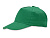 Бейсболка Memphis C 5-ти панельная, зеленый - миниатюра