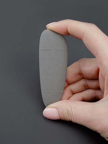 Флешка Pebble Universal, USB 3.0, серая, 64 Гб - рис 11.