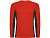 Футболка Shanghai  мужская с длинным рукавом, красный/графитовый - миниатюра
