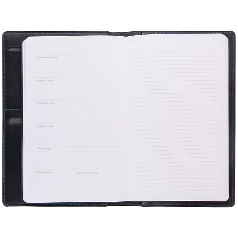 Еженедельник-портфолио Remini, недатированный, темно-синий - рис 6.