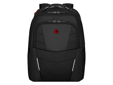 Рюкзак WENGER ALTAIR 15.6, черный, переработанный ПЭТ/Полиэстер, 32х21х44 см, 22 л. - рис 2.