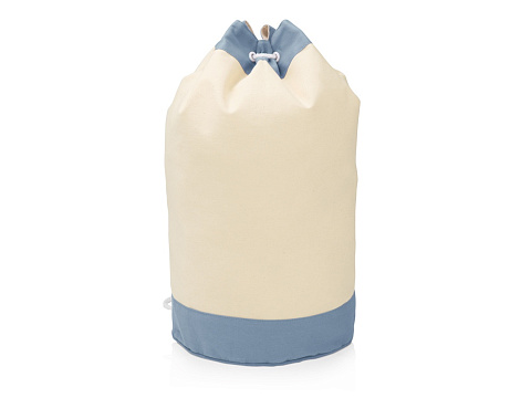 Рюкзак Индиана хлопковый, 180гр, натуральный/светло-серый - рис 3.