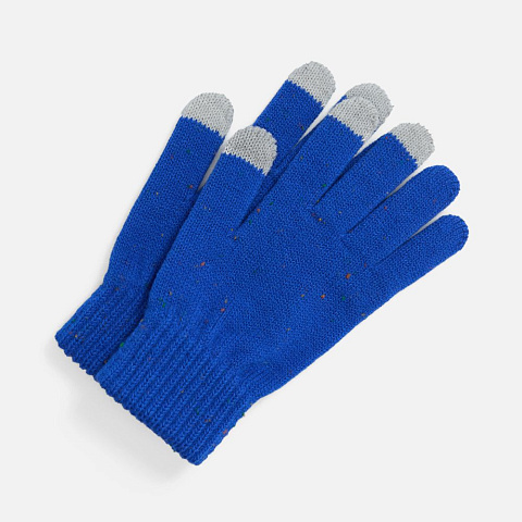 Перчатки сенсорные Spotti Senso, синие - рис 2.