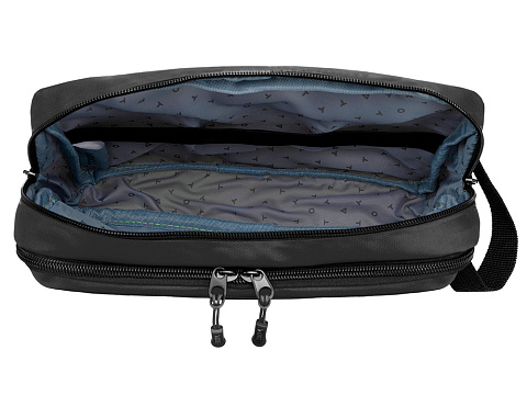 Несессер TORBER РИТМ, черный, полиэстер 900D с PU покрытием, 27 х 18 х 6 см - рис 5.