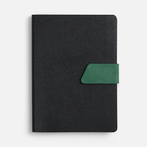 Ежедневник Boom, недатированный, черный с зеленым - рис 3.