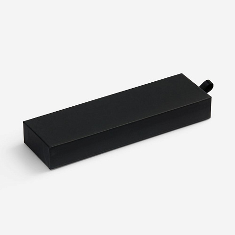 Ручка шариковая Broad Ring Soft Touch в футляре, черная - рис 4.