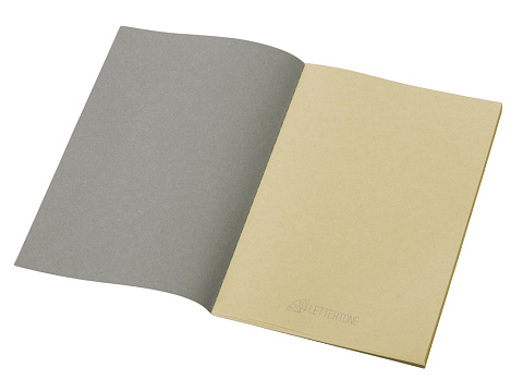 Блокнот Monet, гибкая обложка A5 из моющегося крафта, 32 листа, серый - рис 2.