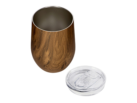 Вакуумная термокружка Britewood S1, непротекаемая крышка, крафтовый тубус - рис 2.