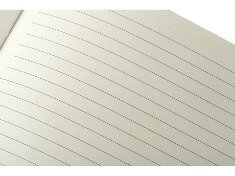 Блокнот Wispy 2.0, гибкая обложка A5, 64 листа в линейку, серый - рис 4.