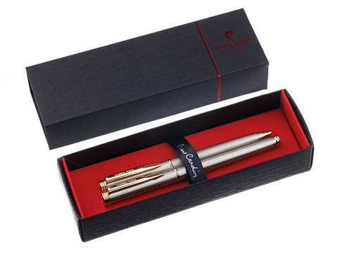 Набор Pierre Cardin PEN&PEN: ручка шариковая + роллер. Цвет - серебристо-бежевый. Упаковка Е. - рис 2.