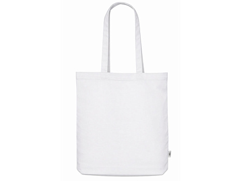 Сумка Твил из хлопка, 210 г/м2, белый - рис 2.