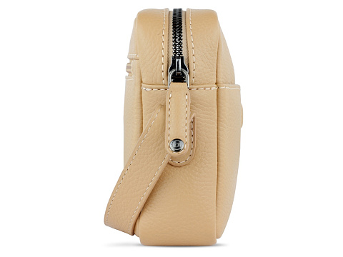Сумка кросс-боди женская BUGATTI ЭЛЬЗА | ELSA, песочного цвета, воловья кожа/полиэстер, 19х5,5х14 см - рис 4.