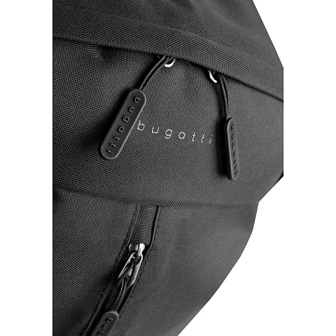 Рюкзак мужской BUGATTI КЛАССИКА | BASIC, черный, полиэстер, 32 x 14 x 45 см - рис 6.