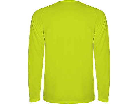 Футболка Montecarlo  мужская с длинным рукавом, неоновый желтый - рис 2.