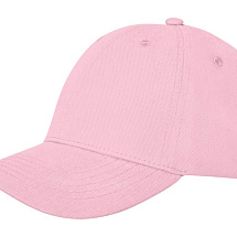 Бейсболка Davis, 6 панелей, light pink