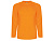 Футболка Montecarlo  мужская с длинным рукавом, неоновый оранжевый - миниатюра