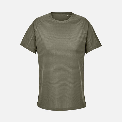 Футболка спортивная женская Vortex Women, темный хаки - рис 2.