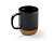 Керамическая кружка ROSELLA 420 мл, черный - миниатюра