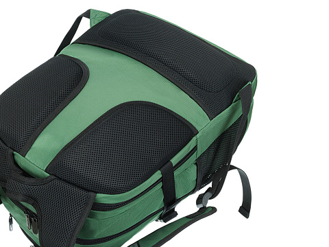 Рюкзак TORBER МЕГАПОЛИС с отделением для ноутбука 16, зеленый, полиэстер, 47 х 34 x 28 см - рис 8.