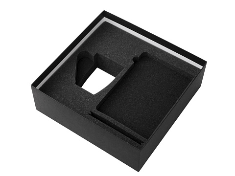 Подарочный набор с блокнотом С2, пластиковой ручкой и кружкой, фиолетовый - рис 3.