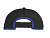 Бейсболка Solo, черный/синий - миниатюра - рис 4.