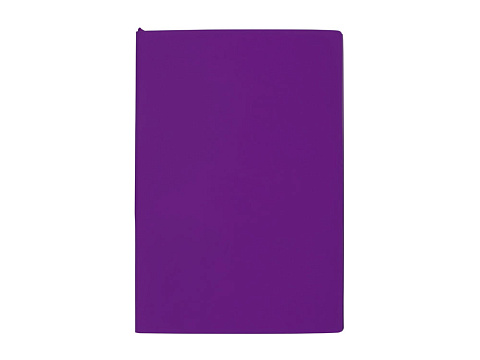 Бизнес-блокнот C1 софт-тач, гибкая обложка, 128 листов, фиолетовый - рис 2.