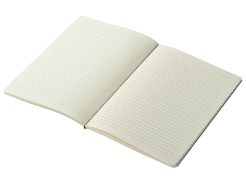 Блокнот Wispy 2.0, гибкая обложка A5, 64 листа в линейку, оранжевый - рис 2.