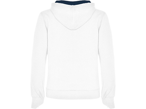 Толстовка с капюшоном Urban женская, белый/нэйви - рис 2.
