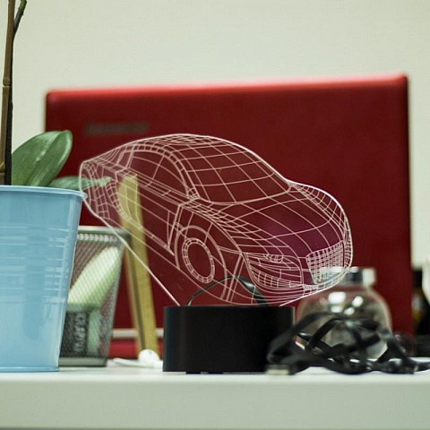 3D светильник Автомобиль - рис 2.