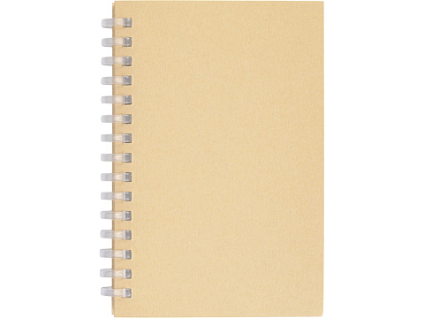Блокнот на мягкой спирали А6 Sahara, 60 листов 70 гр/м2, натуральный - рис 3.