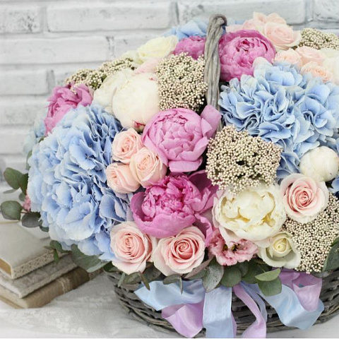 Букет в корзине Радость - рис 3.