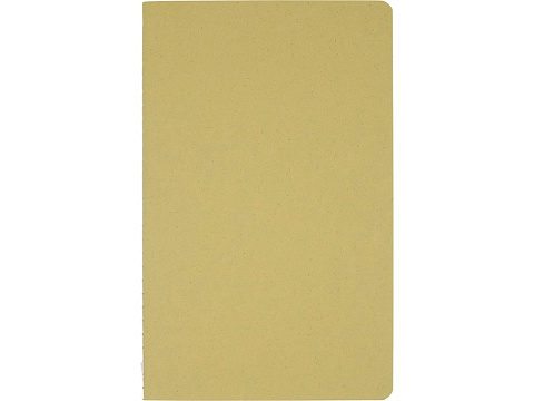 Блокнот Fabia с переплетом, изготовленный из рубленой бумаги, оливковый - рис 2.