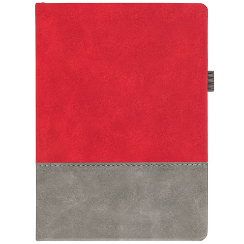 Ежедневник Horizon, недатированный, серый с красным - рис 2.