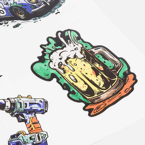 Стикерпак UV-DTF Thematic, 23 февраля - рис 4.