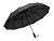 Зонт складной мужской TORBER, автомат, 3 сложения, черный, каркас сталь/файбергласс, эпонж, пластиковая ручка, диаметр 103 см - миниатюра - рис 3.