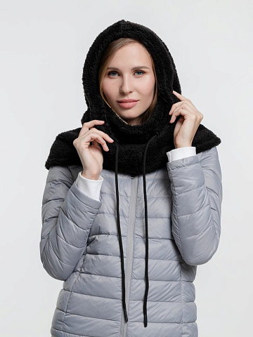 Балаклава-капюшон Flocky, черная - рис 8.