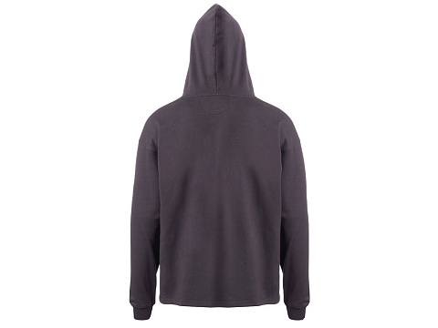 Худи оверсайз Alpha.01 унисекс, темно-серый - рис 2.