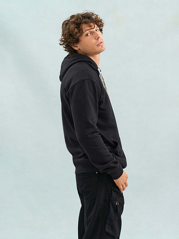 Худи унисекс Cameron, темно-синее с красным - рис 8.