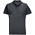 Рубашка поло унисекс Pulse, темно-серая (графит) - миниатюра