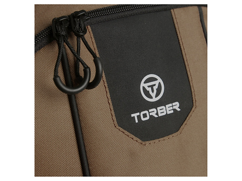 Рюкзак TORBER РАКЕТА с отделением для ноутбука 15,6, коричневый, полиэстер 600D, 46 х 30 x 13 - рис 8.