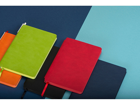 Блокнот Notepeno А5 с тонированными линованными страницами, красный - рис 13.