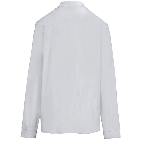 Рубашка поло унисекс с длинным рукавом Pacific LSL, серая - рис 3.