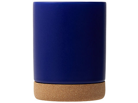 Кружка 450 мл с пробковым дном Корк & Бон, глубокий синий - рис 4.